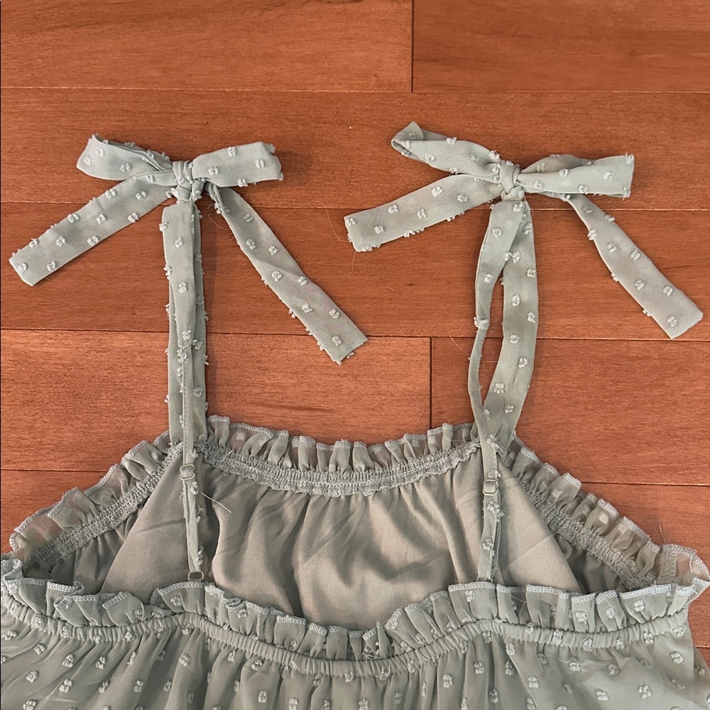 Altar’d State Lizzy Babydoll Top In Mint Green Women's Size M! - Picture 5 of 8